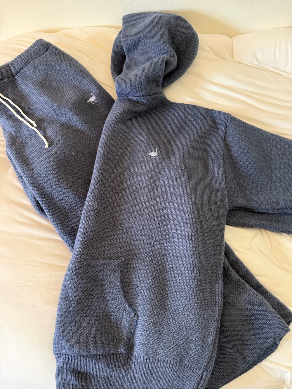Goose & Gander Blue Knit Hoodie and Lounge pants